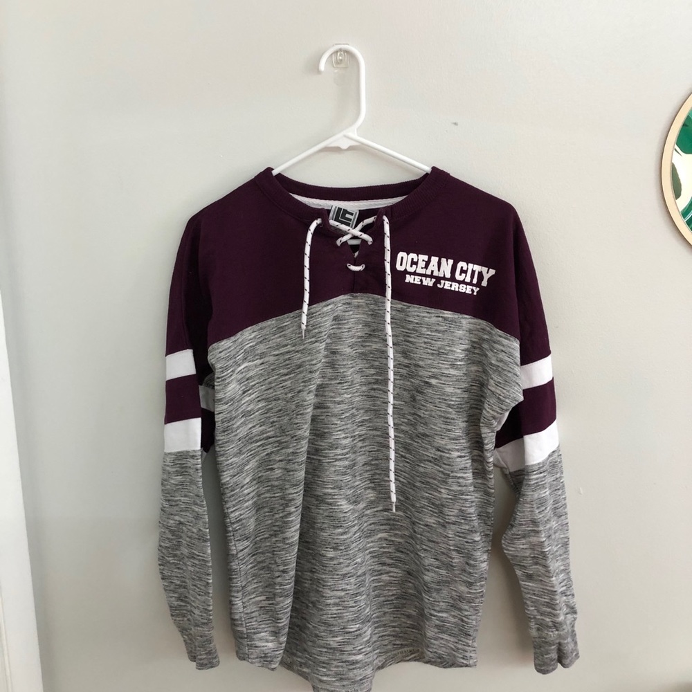 Matron/grey long sleeve